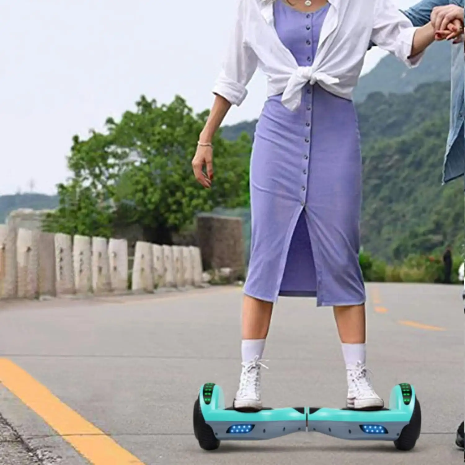 SISIGAD A12 Mixed Color Hoverboard, with Bluetooth and Colorful Lights Self Balancing Scooter - 712QNAYuZKL._AC_SL1500_